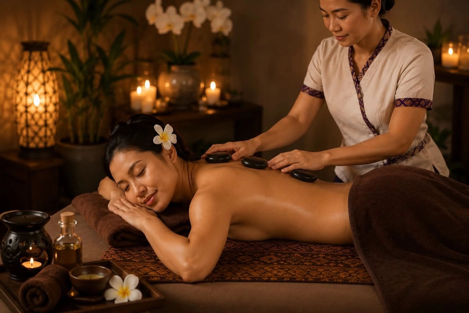 Relaxing Thai massage